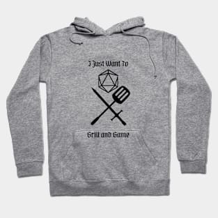 Grill and Game Dark Logo Hoodie